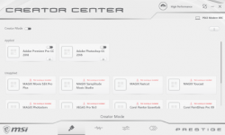 Guida all'uso del Creator Center | MSI Italy Forum